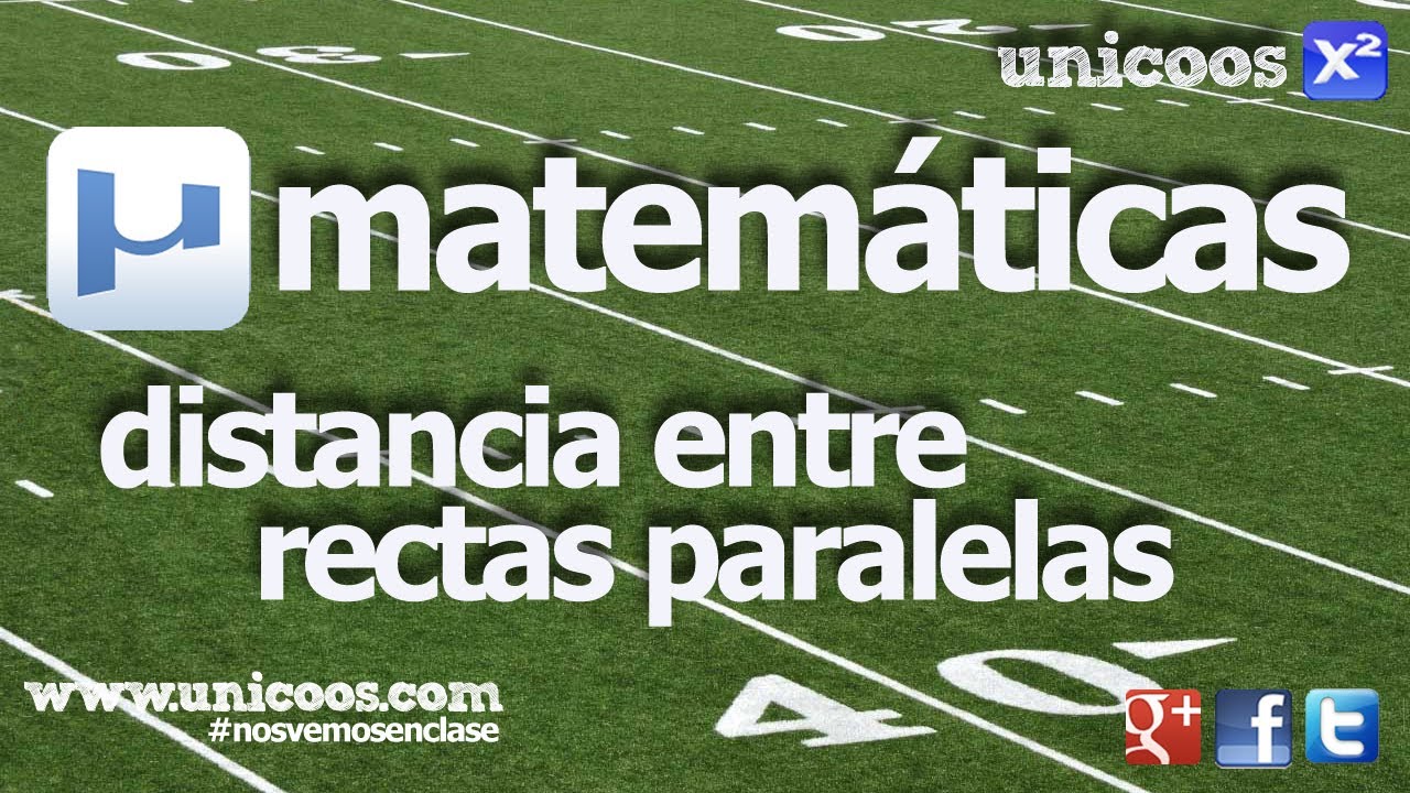 Distancia entre dos rectas paralelas SECUNDARIA (4ºESO) matematicas