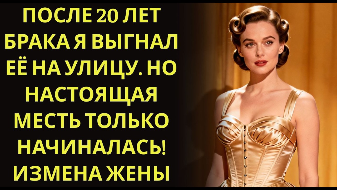 254 После 20 лет брака я выгнал её на улицу  Но НАСТОЯЩАЯ месть только начиналась! Измена Жены