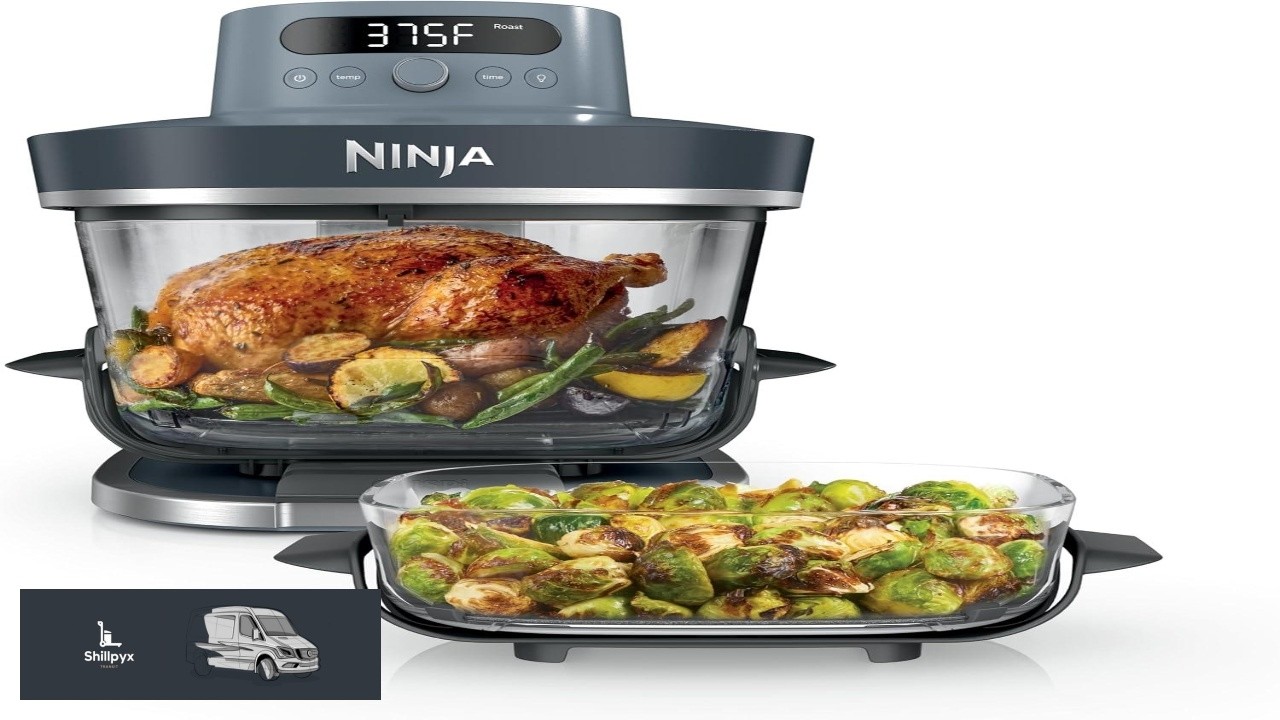 Ninja Crispi Pro 6 in 1 Glass Air Fryer 450F Nontoxic 6qt