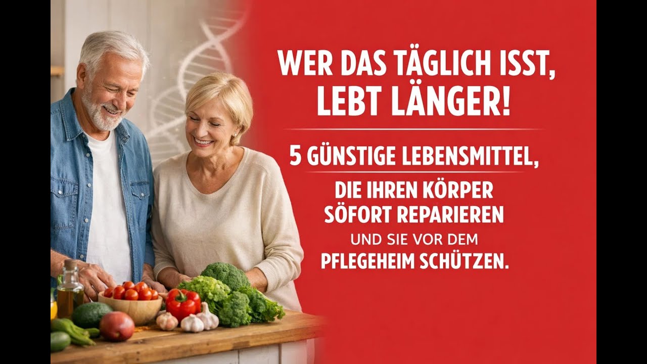 5 Lebensmittel, die jeder über 60 essen muss: So stoppen Sie das Altern und bleiben ewig vital
