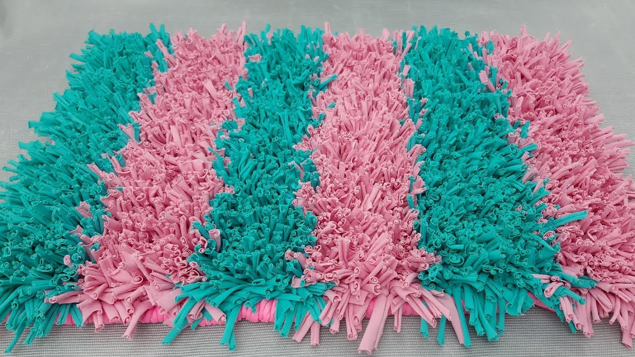 (español) ALFOMBRA de Trapillo. DYE.