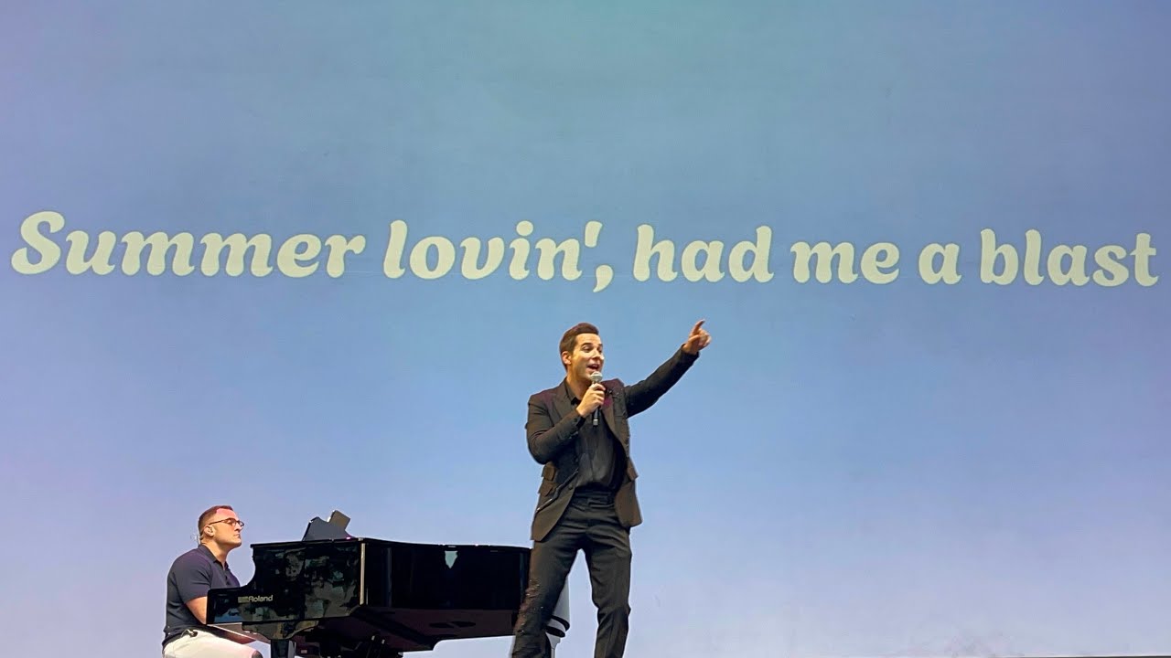 Skylar Astin Grease Summer Nights at Broadway Fanfare Tony Awards Simulcast Damrosch Park - 6/16/24