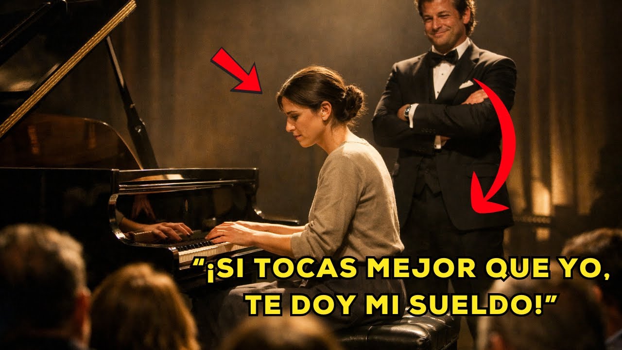 Pianista FAMOSO RETA a una mujer del público… SIN imaginar que tocaba MEJOR que él