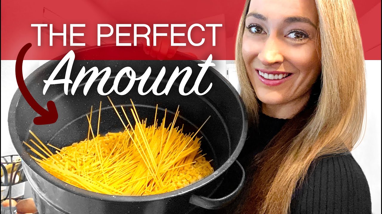 Making Pasta For a Crowd? (Here's the Perfect Amount to Buy)