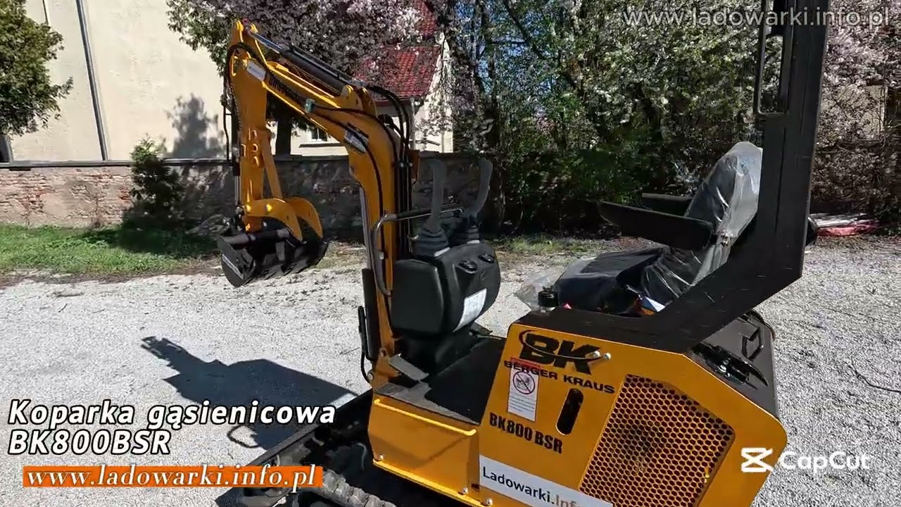 Koparka Berger Kraus – 800kg – BK800BSR - pokaz 2025