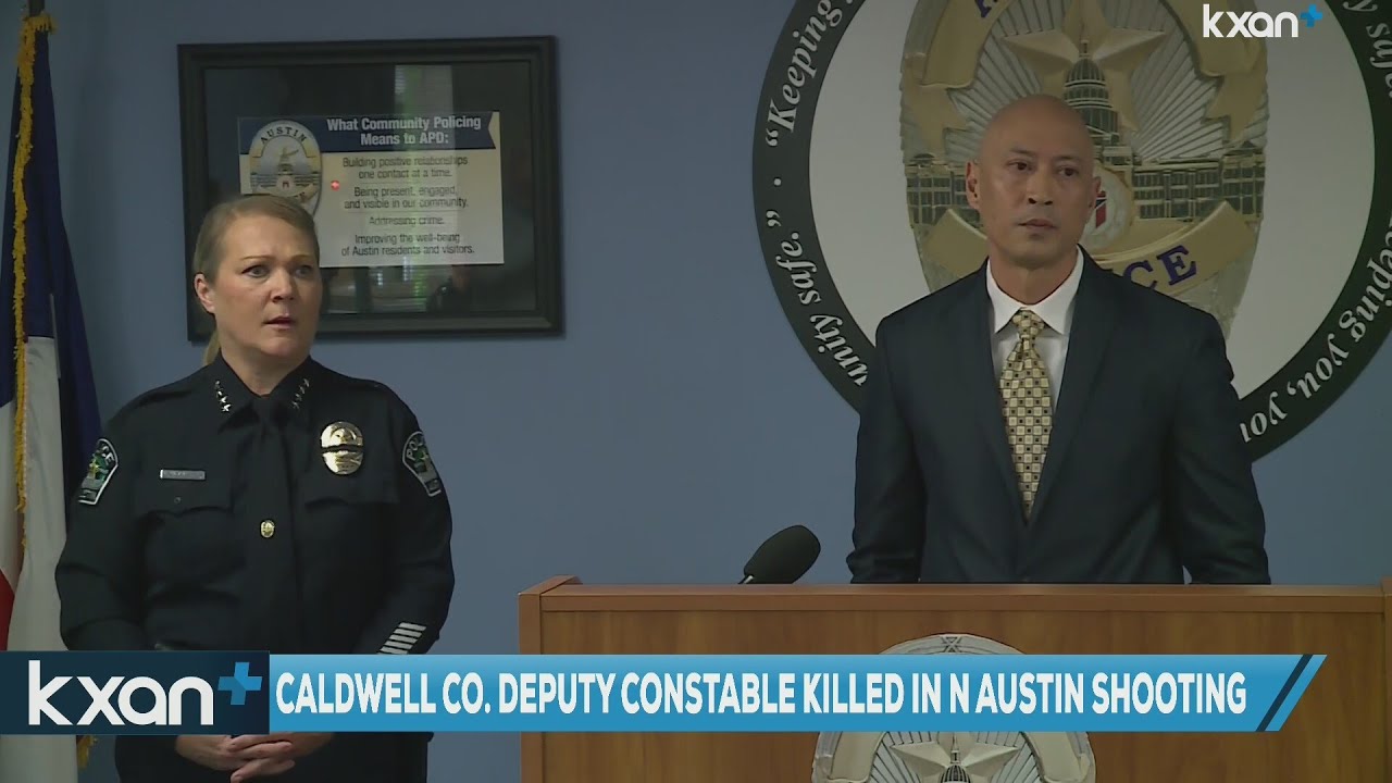 Press conference: Deadly shooting of Caldwell Co. Constable in Austin