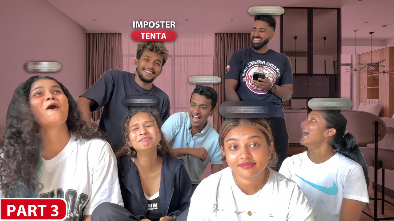imposter challenge with යාලුවෝ 😭😂 | Tentax￼