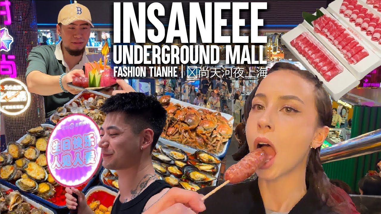 INSANE Underground Shanghai Themed Mall in Guangzhou, China | FASHION TIANHE