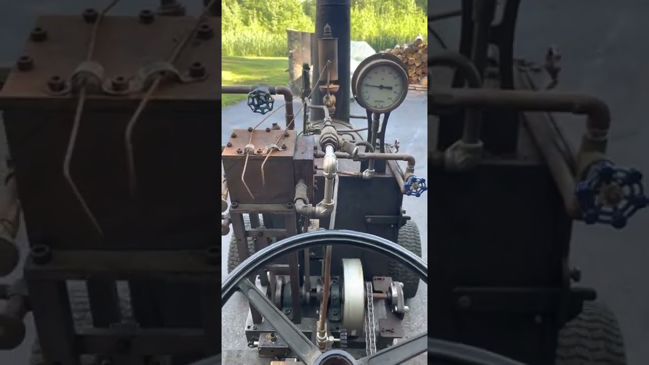 Home Made Steam Engine Tractor