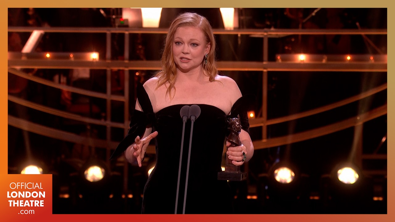 Sarah Snook wins Best Actress for The Picture Of Dorian Gray | Olivier Awards 2024 with Mastercard