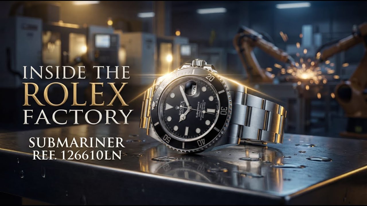 How Rolex Builds the Submariner in a Mega Factory | Luxury Watch Manufacturing Process