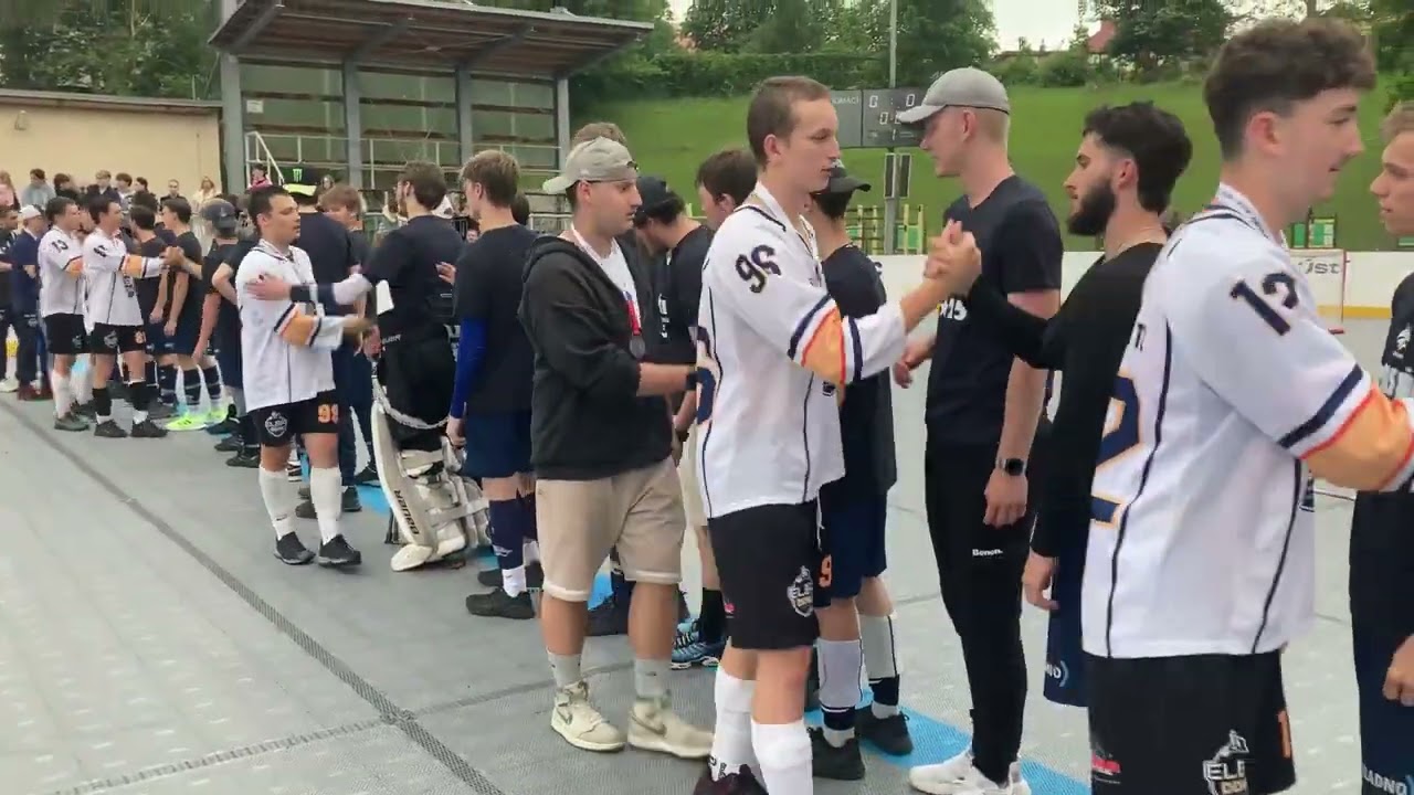 Finale Hokejbalove Extraligy Junioru 2025 - DDM Elba Usti n. Labem vs. HBC Kladno - Zvonec a Konec