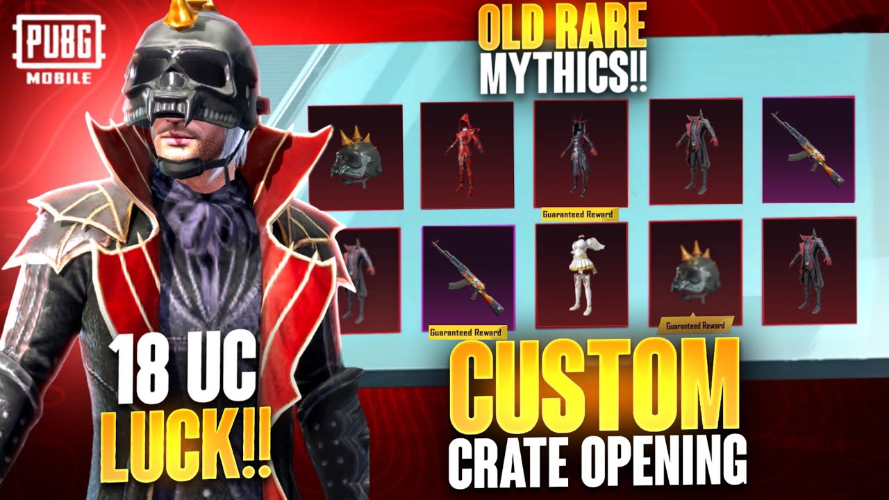 😱LUCKIEST CUSTOM CRATE OPENING GOT EVERYTHING IN 2500 UC
