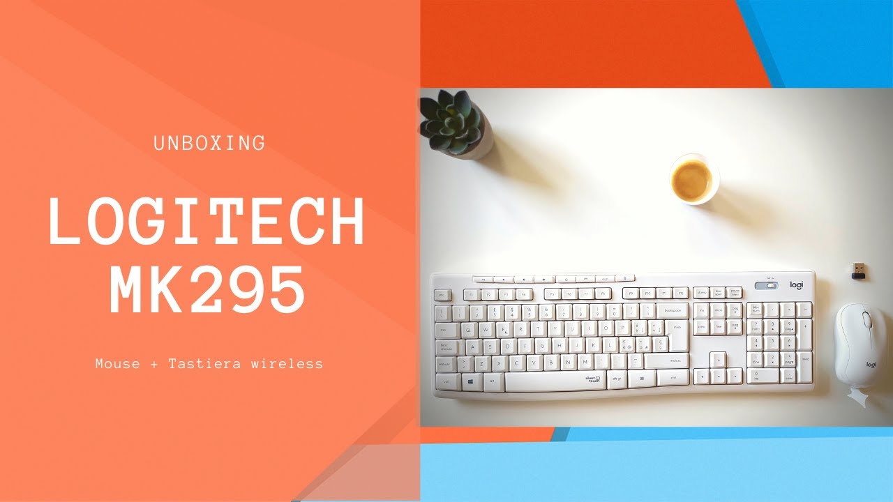 Logitech MK295 Kit Mouse e Tastiera Wireless, UNBOXING