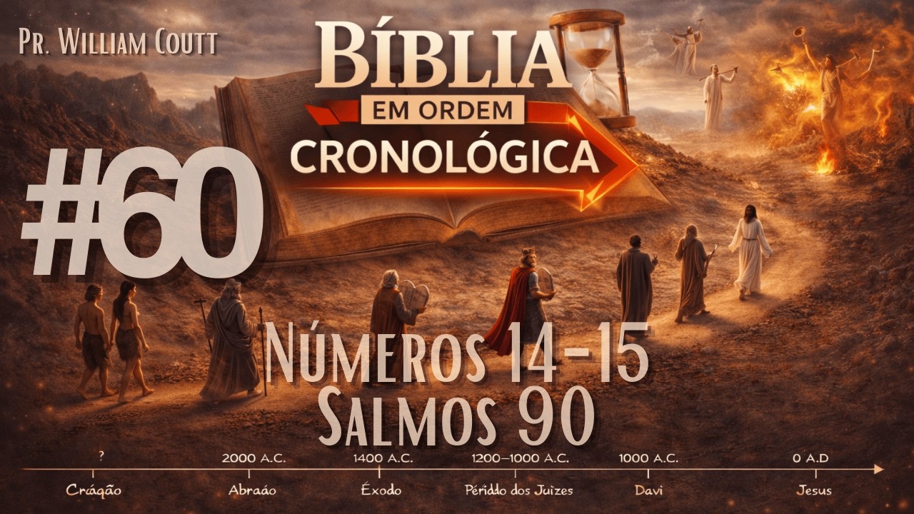 #60 Leitura da Bíblia Em Ordem Cronológica | NÚMEROS 14-15 / SALMO 90