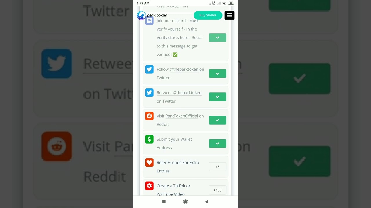 Park Token Airdrop