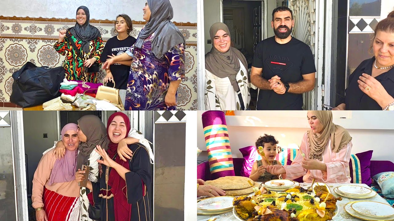 اخيراً عزيزة في البادية ل حضور عرس محمد💍شوفو الاستقبال لي دارو لينا وصال وعلي فدارهم😍