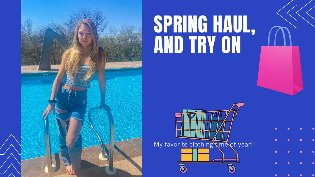 CUTE SPRING CLOTHING HAUL AND TRY ON