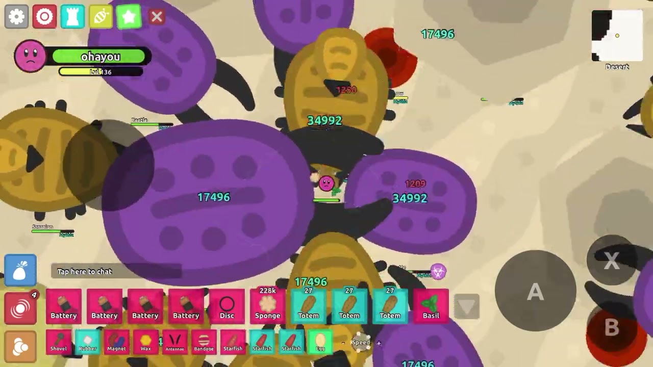 sbatt and utotem pls - florr.io