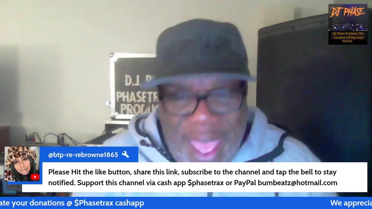 Dj Phase Explains 1970 til !975 In Hip-Hop!