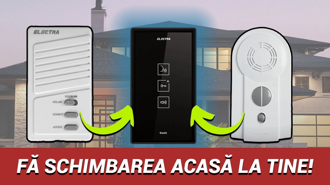 Schimba postul de interior al interfonului cu modelul nou Electra IA.03N