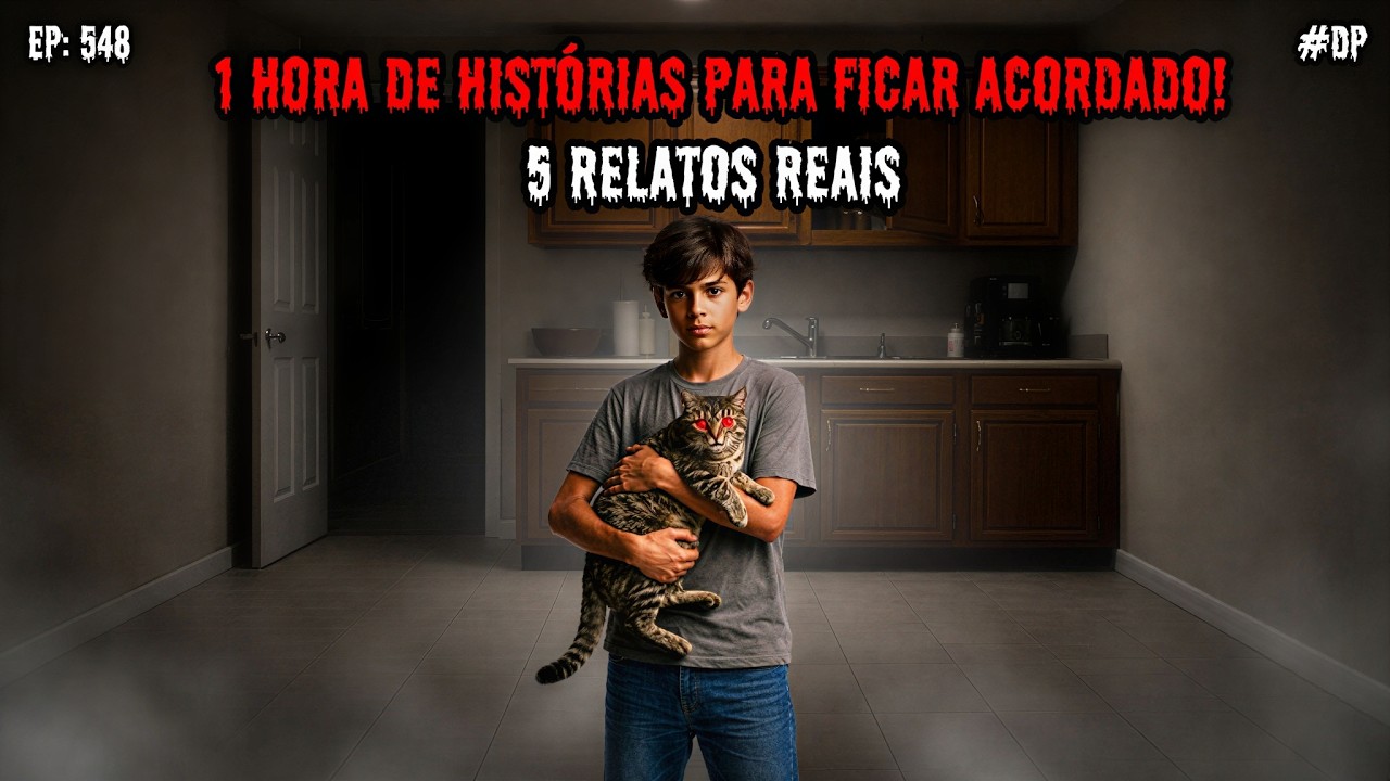 1 HORA DE TERROR - 5 RELATOS REAIS | EP.548 #dp