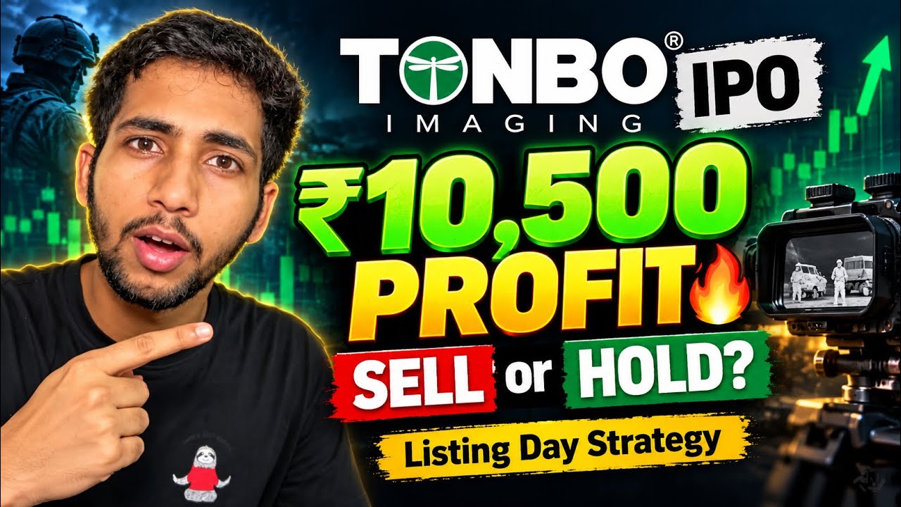 Tonbo Imaging IPO Listing Day Strategy and Allotment 🔥 ₹10,000+ Profit! | SELL or HOLD or Buy? #gmp