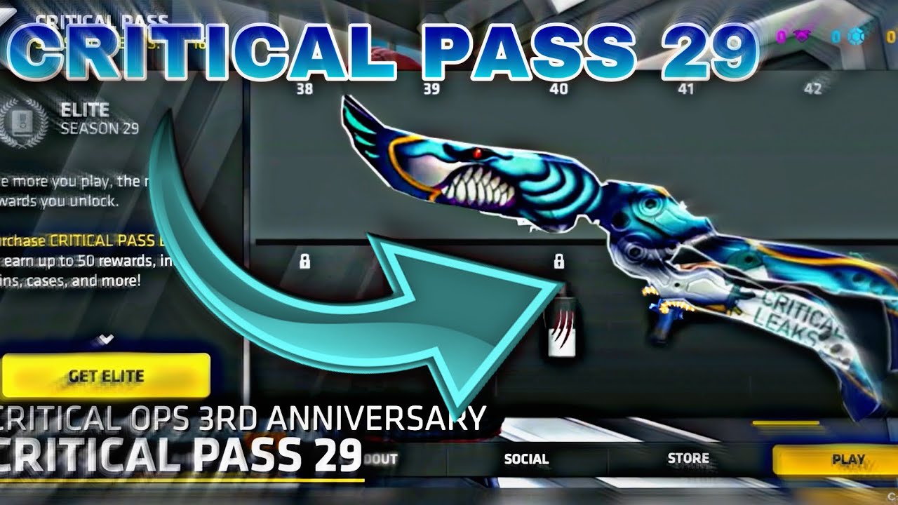 CRITICAL PASS SEASON 29 ( 50 TIERS )