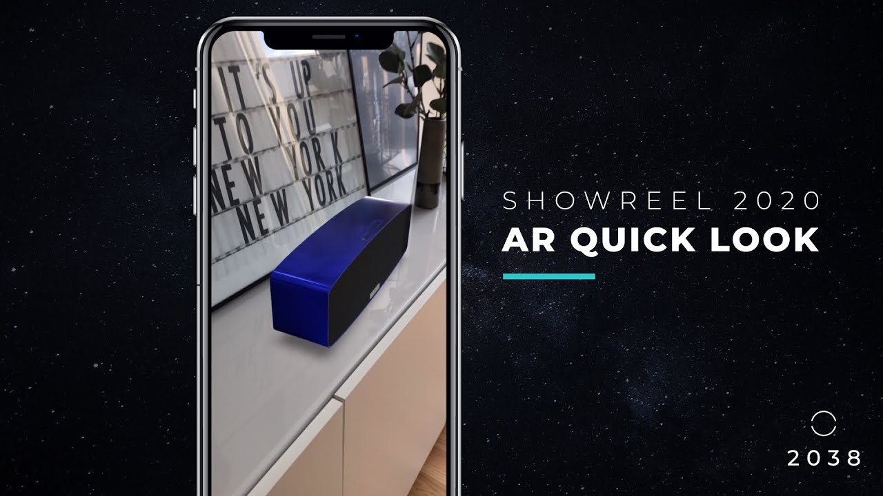 Studio 2038 | AR Quick Look Showreel |&nbsp;Augmented Reality without app
