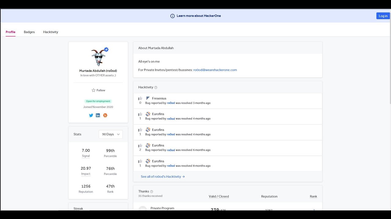 live recon (Discover assets subsidiary) With ROOD