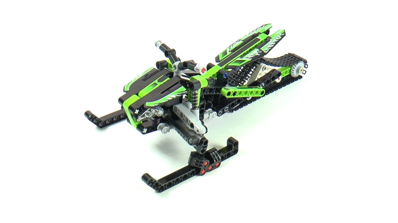 Lego Technic 42021 Snowmobile Speed Build And Review