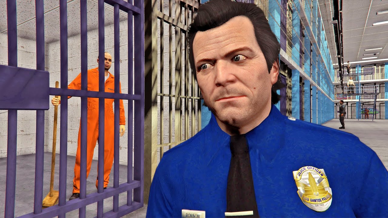 قراند 5 : العمل داخل سجن شديد الحراسة | GTA V High Security Prison Mod