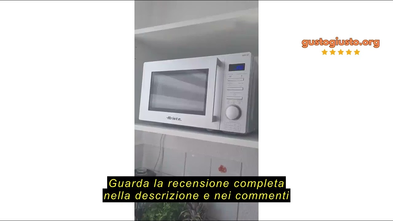 Recensione del Ariete 952 Forno a Microonde Combinato con Grill - 5 Livelli di Potenza - 3 Funzioni