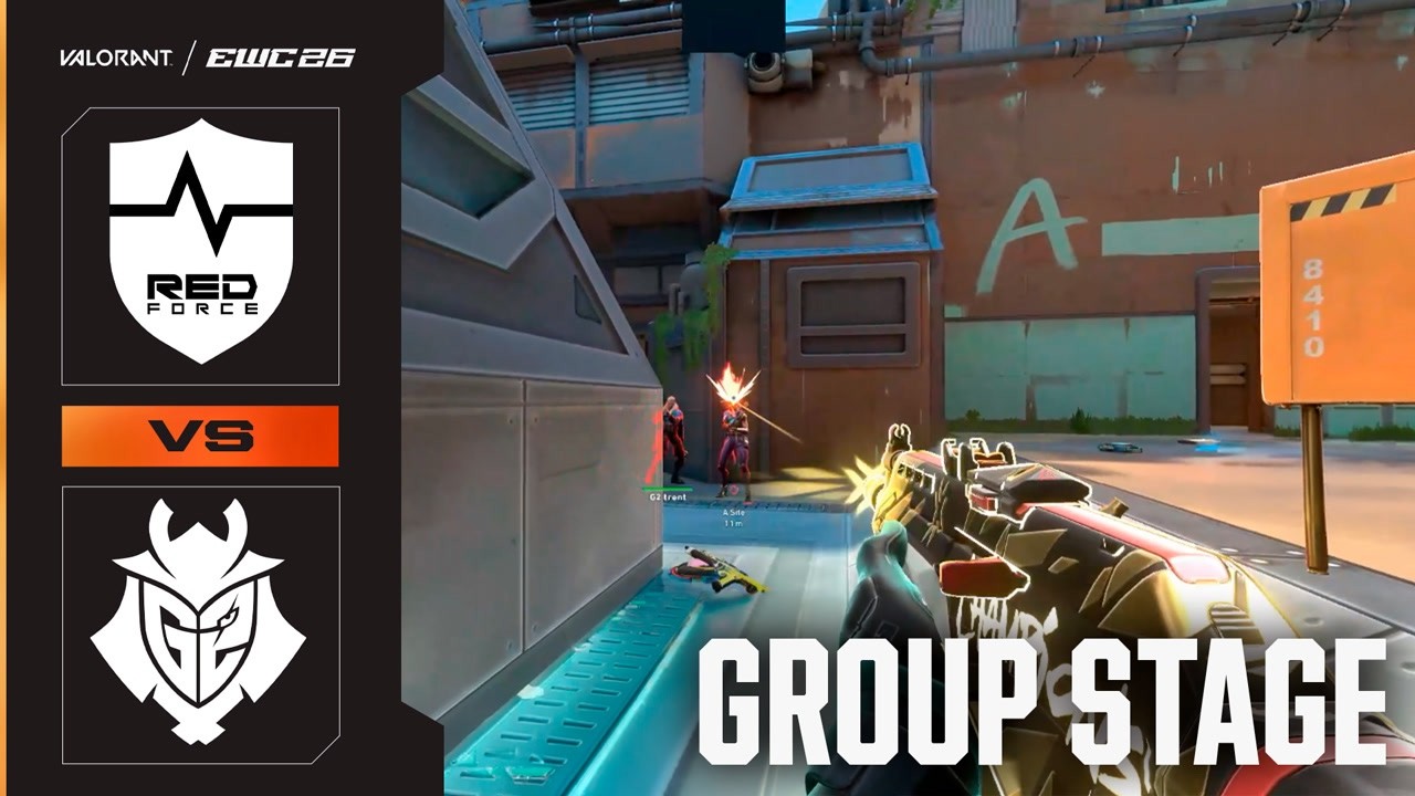 Nongshim RedForce vs G2 Esports VALORANT at EWC 26 - Group Stage - HIGHLIGHTS