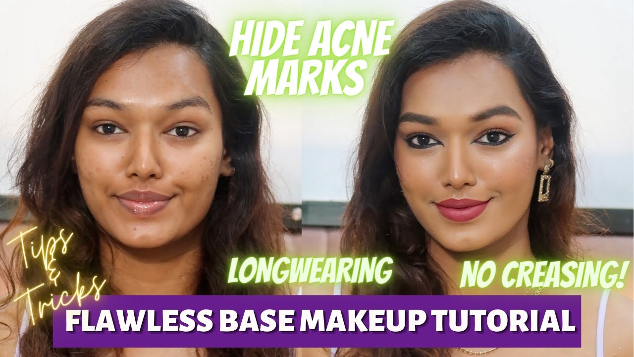 How to get *FLAWLESS* Base Makeup in 10 minutes | Hide pigmentation & NO CREASING! Sarah Sarosh