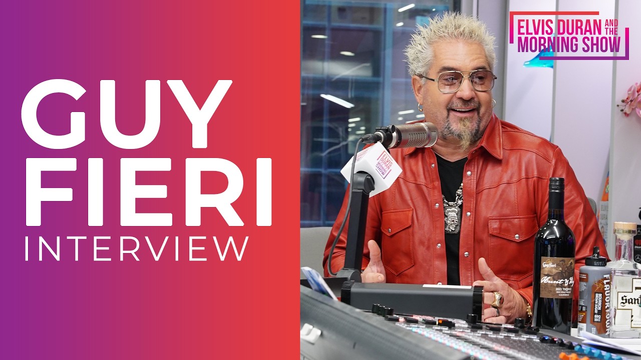 Guy Fieri Reveals On-Set Injury And The Origin Of Flavortown | Elvis Duran Show