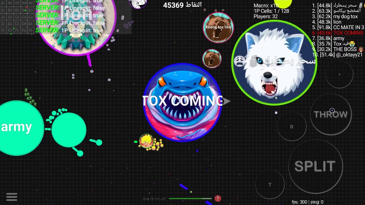 بث توكس بلوب live tox blob