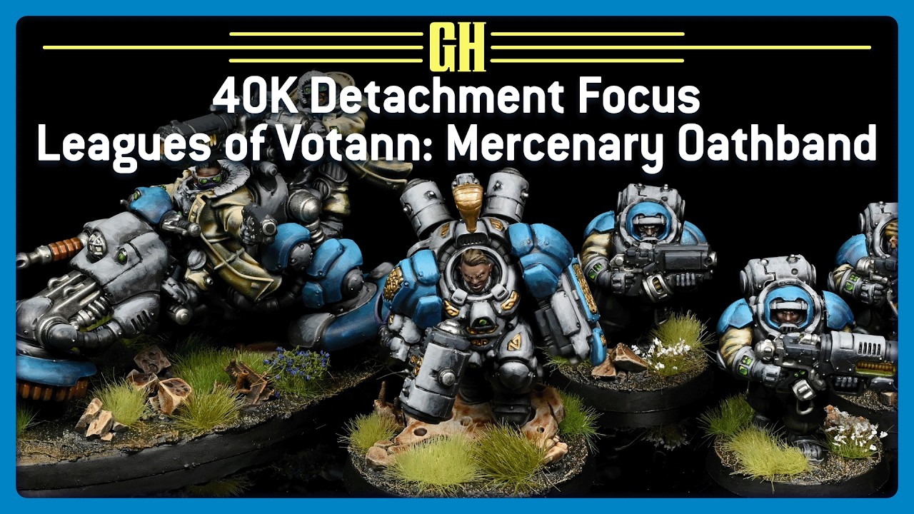 В центре внимания отряда Warhammer 40k — Лиги Вотанн: Клятвоприёмная банда наёмников.