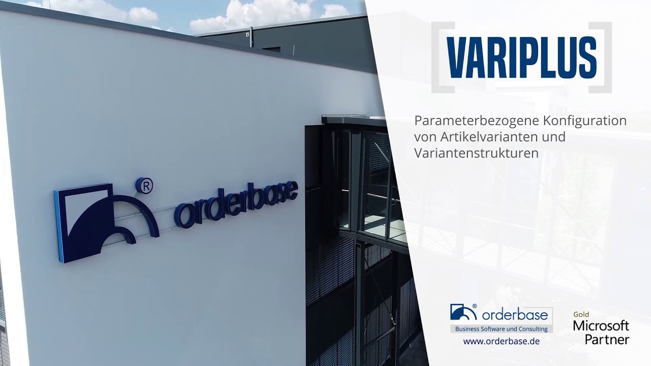 Variantenkonfiguration in Microsoft Dynamics NAV - orderbase VariPlus
