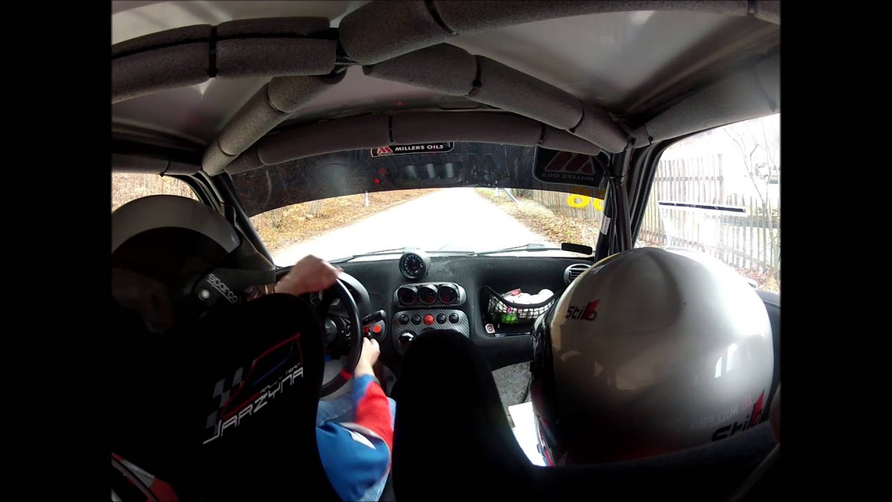 III Walimska Zim&oacute;wka2015 P.Jarzyna/K.Sładczyk 100metr&oacute;w i po rajdzie...Świdnica Rally