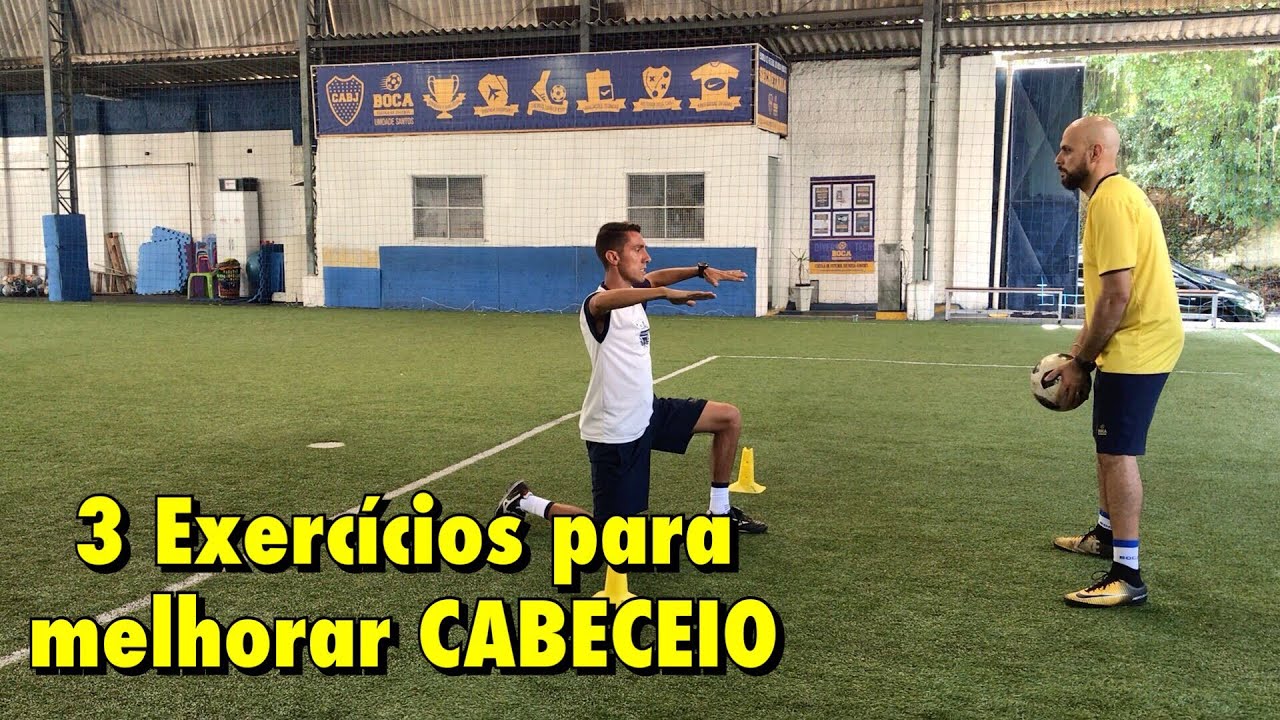 Exercícios para melhorar CABECEIO - Treino de Futebol