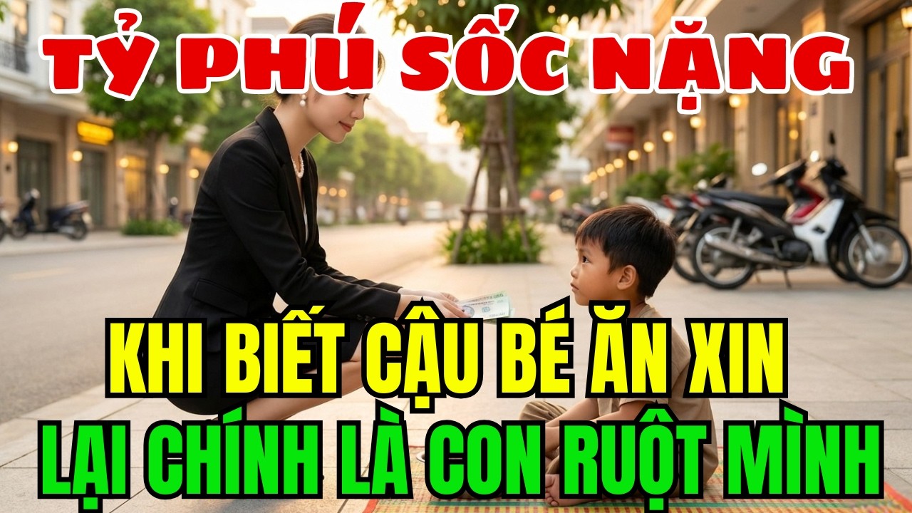 Ngày Nào Cũng Mua Đồ Giúp Cậu Bé Ăn Xin – Nữ Tỷ Phú Ch.ế.t Lặng Khi Biết Đó Là Con Trai Ruột