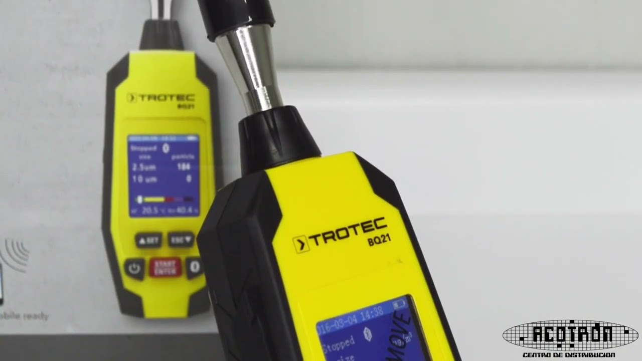 Contador de partículas modelo BQ21 marca TROTEC