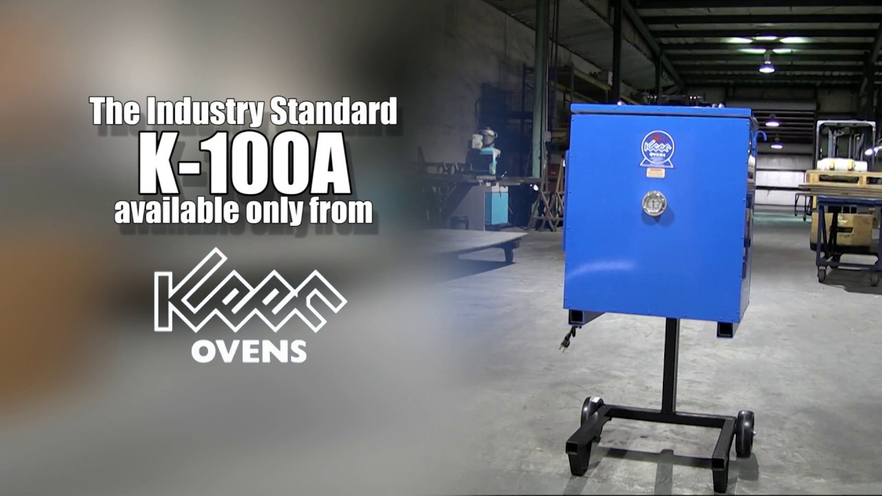 Keen KF-100A Subarc Welding Flux Storage Oven Product Video