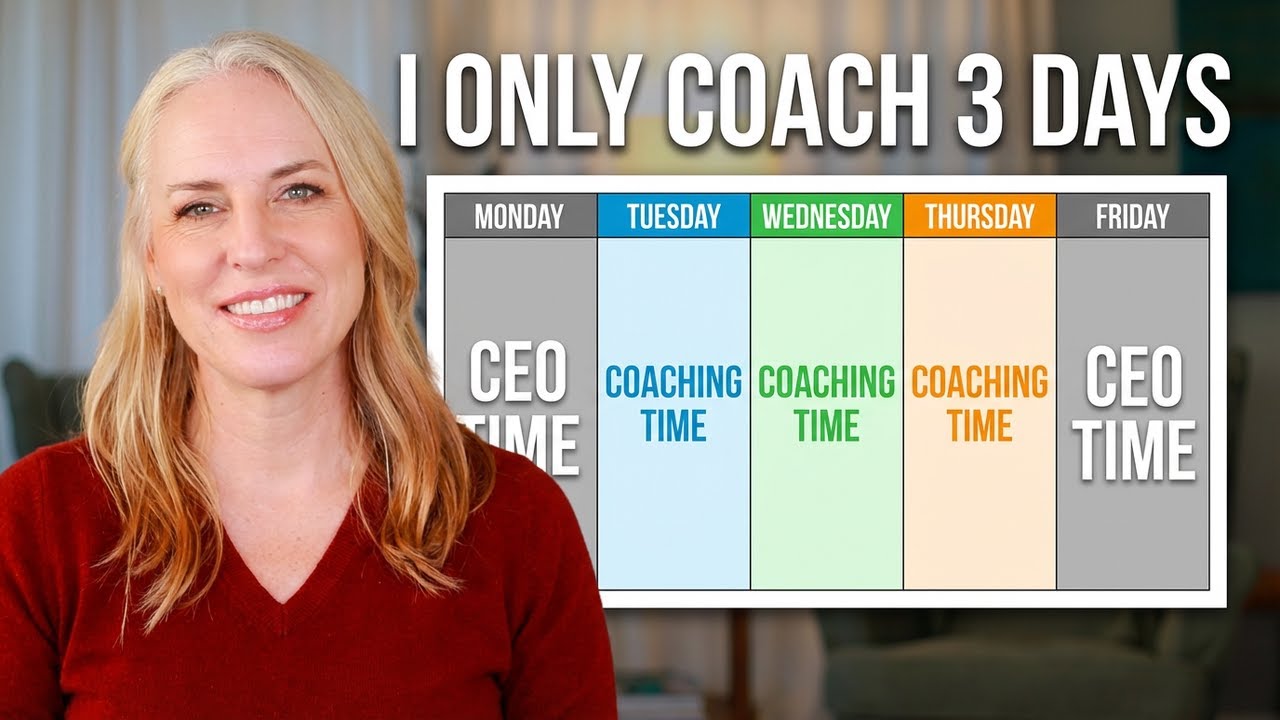 How to Structure Your Week as a Life Coach (Stop Wasting Time!)