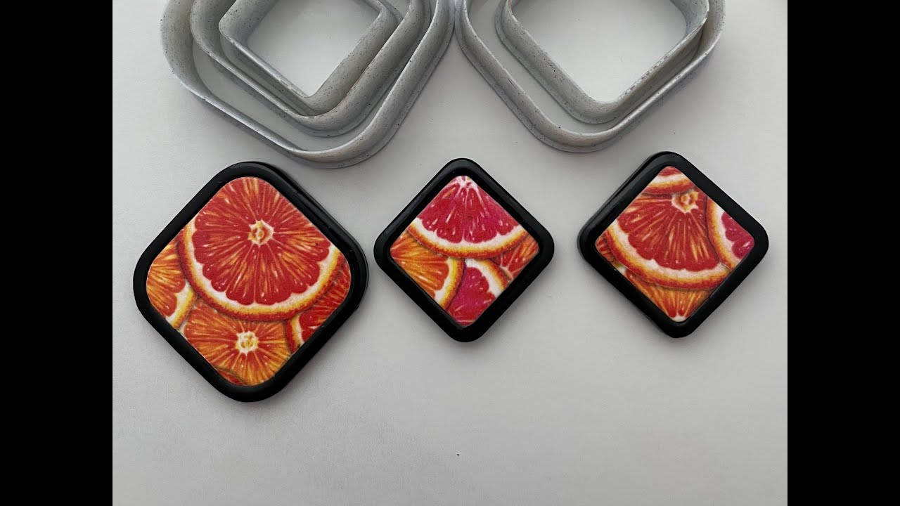 Create frames/bezels easily with polymer clay
