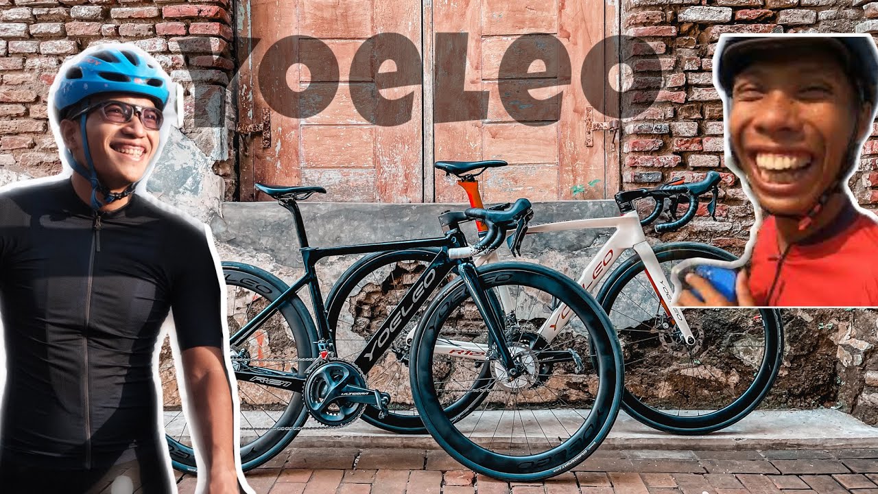 AKHIRNYA BISA NGEREVIEW SEPEDA ACM MAS DONY ADHIKA DAN RUS TEDDY.  YOELEO ROADBIKE SERIES