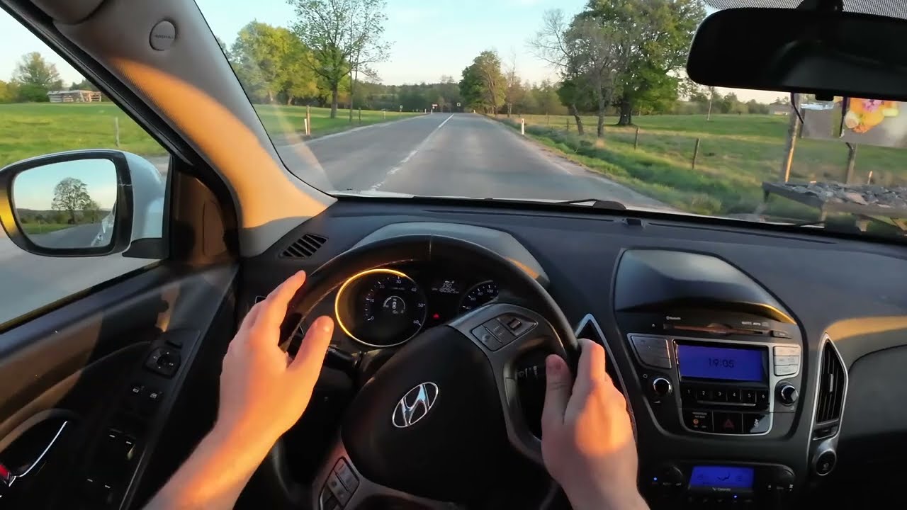 Hyundai ix35 1.7CRDI | POV Drive on Winding Roads in Transylvania