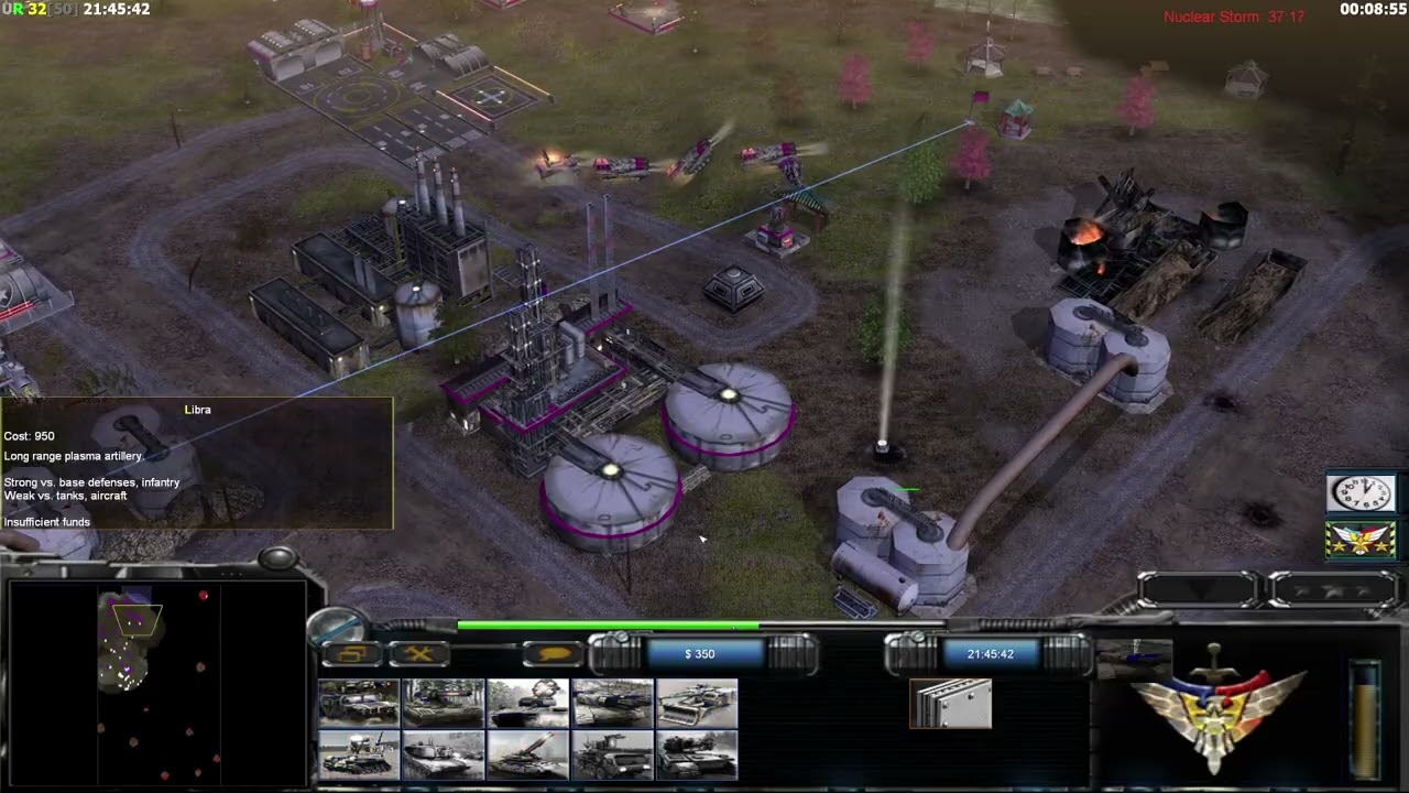 Challenge 10: USA Laser General vs China Boss General | Contra V2 | Hard Difficulty | C&C Generals