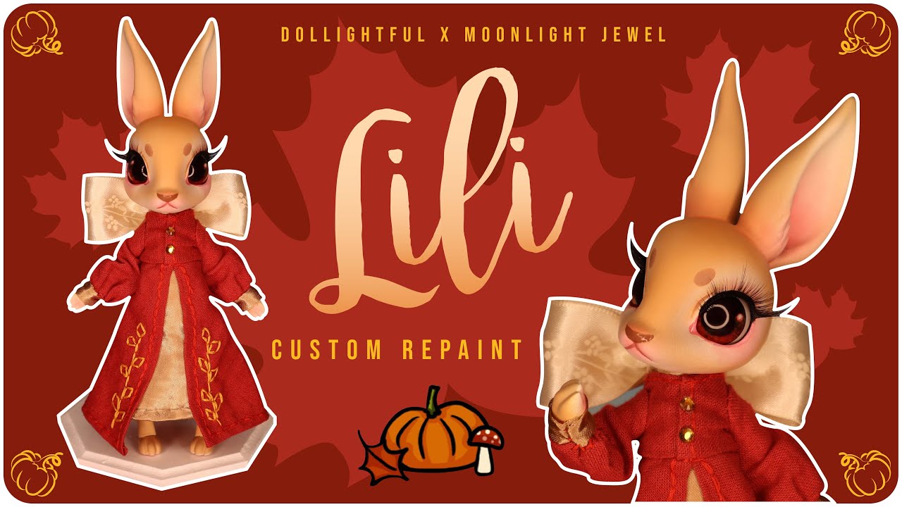 Custom Repaint! Lili the Autumn Bun | Dollightful Bunny BJD